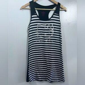 Hello Kitty Black and White Striped sleep wear  Women's mini dress